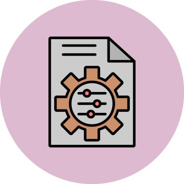 vektör simgesi ayarlanıyor, modern biçim