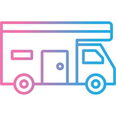 Van simgesi ince çizgi biçiminde