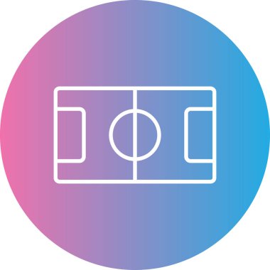 Futbol simgesinin vektör illüstrasyonu