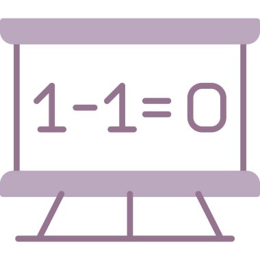 Tahta. Web simgesi basit tasarım