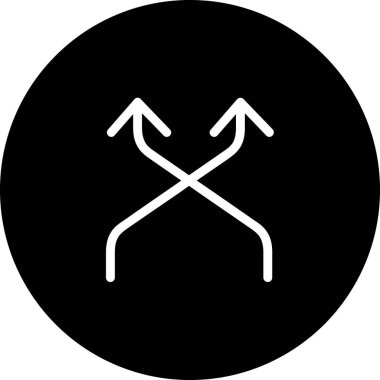 Arrow vektör simgesi illüstrasyonu