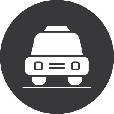 araba simgesi vektör illüstrasyonu