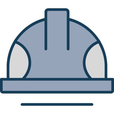 Kask simge vektör çizim