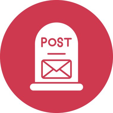 Posta simgesinin vektör illüstrasyonu