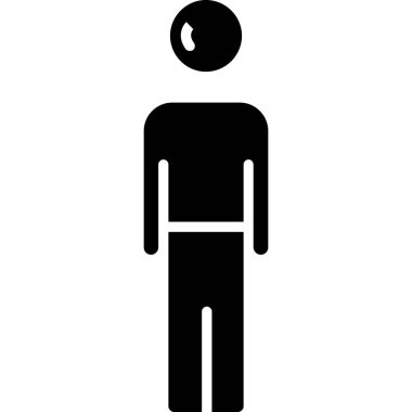 Çantalı bir adamın vektör çizimi