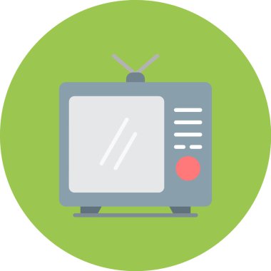 TV vektör simgesi, modern biçim