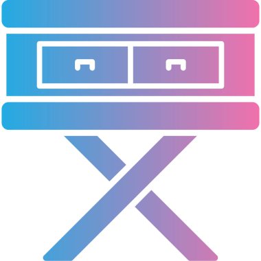 Modern bir simgenin vektör illüstrasyonu