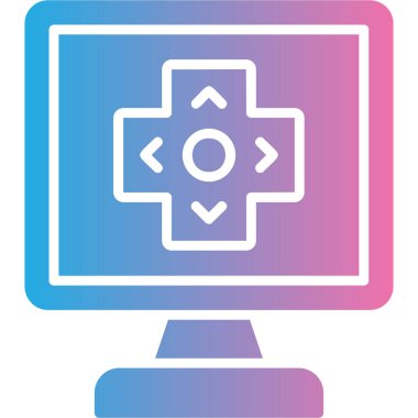 Web simgesi, vektör illüstrasyonu