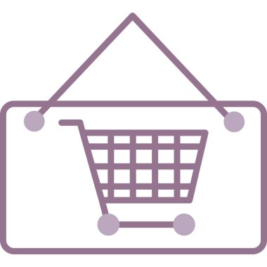 Taşıyıcı vektör ince çizgi simgesi