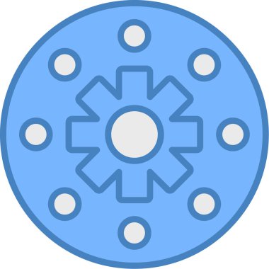 dişli simgesi vektör illüstrasyonu