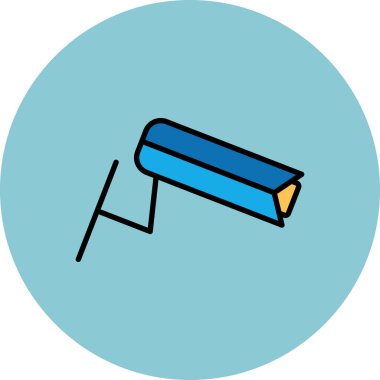 Kalem. Web simgesi basit illüstrasyon