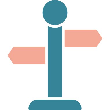 Yön. Web simgesi vektör illüstrasyonu