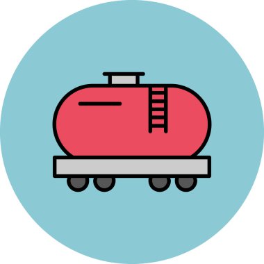 tren vektör simgesi. Beyaz arkaplanda izole edilmiş basit resimleme