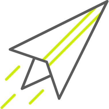 Uçak. Web simgesi basit illüstrasyon