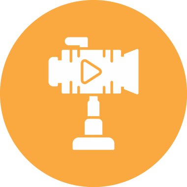 Kamera simgesi, vektör illüstrasyonu