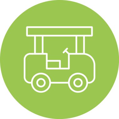 - Araba. Web simgesi basit illüstrasyon