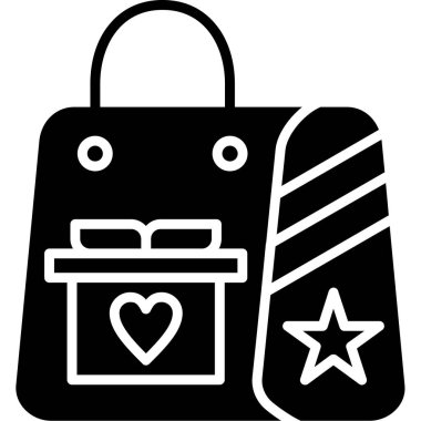 Alışveriş. Web simgesi basit illüstrasyon