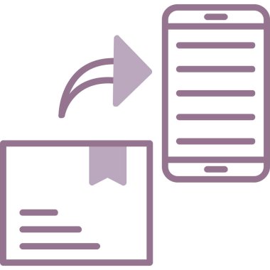 veri depolama. Web simgesi basit illüstrasyon