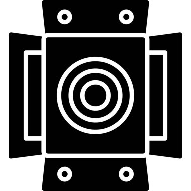 Kamera. Web simgesi basit illüstrasyon