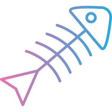 Balık. Web simgesi basit illüstrasyon