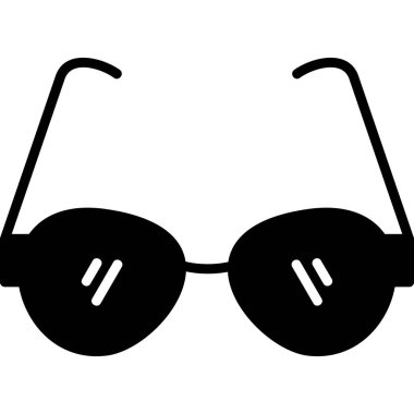 Gözlük. Web simgesi basit tasarım