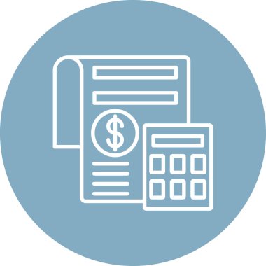 İş ve finans simge vektör.