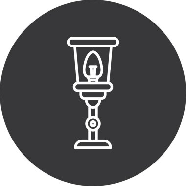 Mum simgesi vektör illüstrasyonu