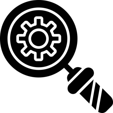 Arama simgesi vektör illüstrasyonu