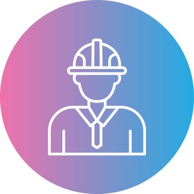 Bir bina simgesinin vektör illüstrasyonu