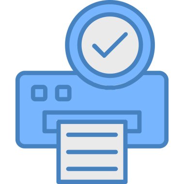 Liste simgesi. Taslak kontrol listesi vektör rengi düz izole