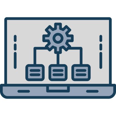 Sunucu Ayarları. Basit illüstrasyon