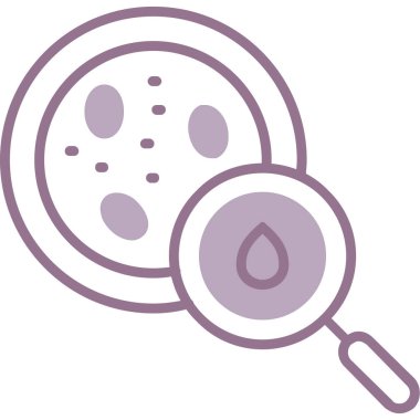 Büyüteç. Web simgesi basit illüstrasyon