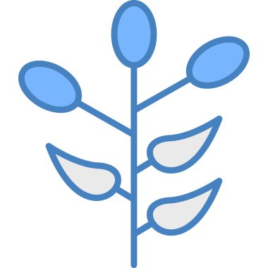 Bitki. Web simgesi basit tasarım