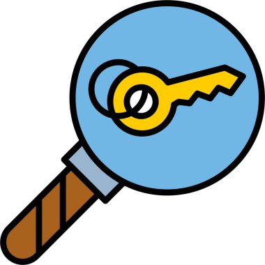 Çizgi film cam ikonunun vektör çizimi