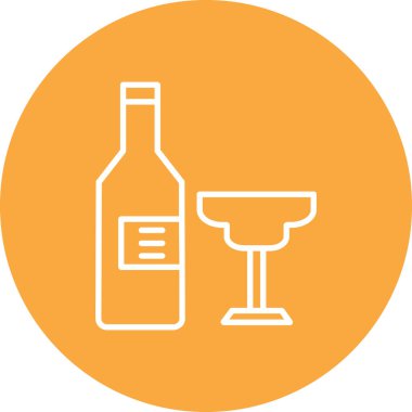 vektör şarap simgesi, vektör illüstrasyonu