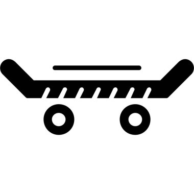 Bir alışveriş arabası simgesinin vektör çizimi