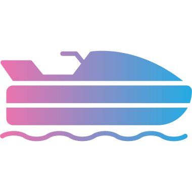 Tekne. Web simgesi basit tasarım