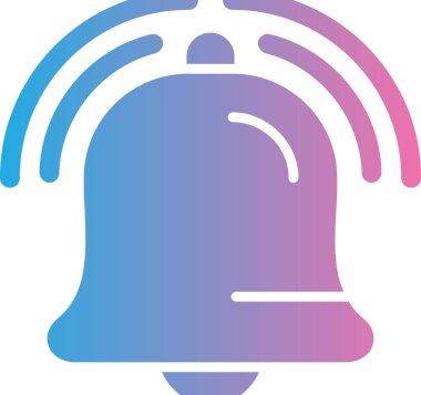 Çan simgesi vektör illüstrasyonu