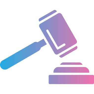 Adalet ve hukuk logosu tasarım şablonu. Tokmak ve hukuk logosu tasarımı.