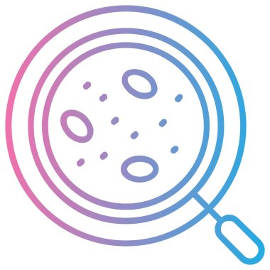 Büyüteçteki arama vektör simgesi