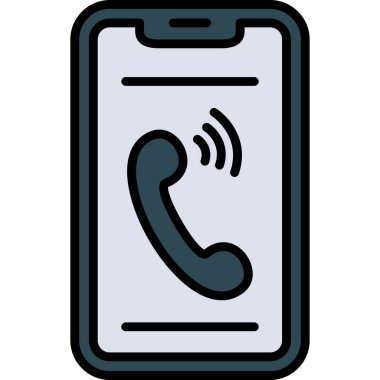 çağrı simgesi, vektör illüstrasyonu