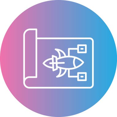 Modern simgenin vektör illüstrasyonu