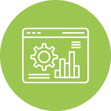 Vektör ayarı Simge illüstrasyonu