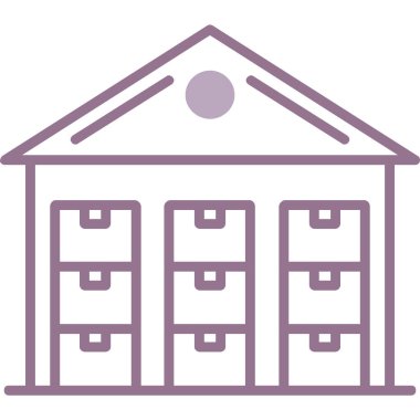 yapı vektörü simgesi, modern biçim