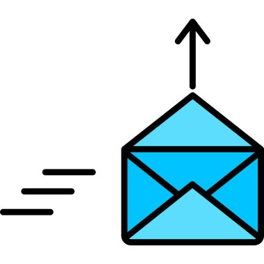 e- posta simgesi, vektör illüstrasyonu