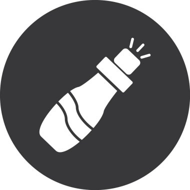 Tek bir simgenin vektör illüstrasyonu