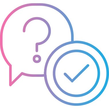 Soru işareti vektör illüstrasyonu