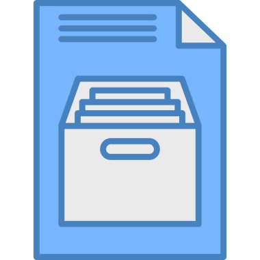 Dosya. Web simgesi basit illüstrasyon