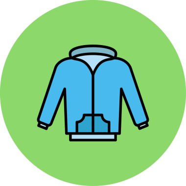 Ceket simge vektör çizim