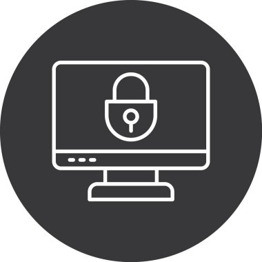 bilgisayar izleyici vektör illüstrasyonu